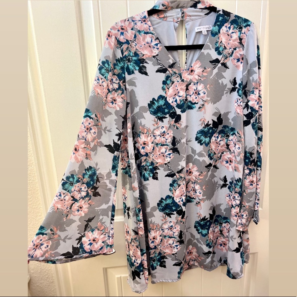 Spirit of Grace, Mini Dress, Like New, Size XS, A-Line with Balloon Arms